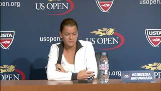 2012 US Open Press Conferences: Agnieszka Radwanska (3rd Round)