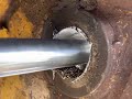 line boring a trash bucket with new climax gear…