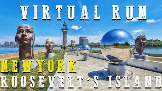 🆃RE🅰DMILL | Virtual 🆁un - Roosevelt Island - Newyork #treadmill #newyork #rooseveltisland