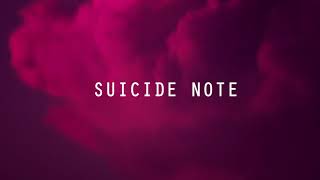 Free Sad Type Beat - "Suicide Note" | Hip Hop Piano Instrumental