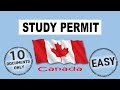 How to apply for study permit in Canada. Requirements  papuntang Canada.