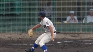 履正社　東野龍二投手・7回14K!!(高槻北戦/2013夏・大阪大会２回戦)