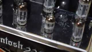 McIntosh MC 225 stereo 7591 amp from 1963 live mic test