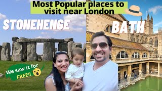 STONEHENGE and BATH city Tour | Day Trip from London | Things to do in Bath | Desi Couple in London