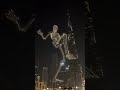 halloween drone show in dubai 💀 burjkhalifa