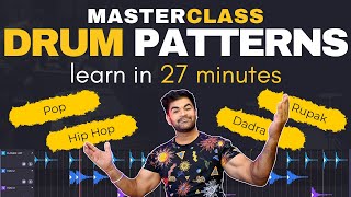 Learn DRUM PATTERNS in 27 Minutes - All Genres and Time Signature