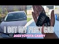 I Got A NEW Car!! Toyota Camry LE Car Tour 🚘 💫  || FIRST CAR