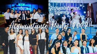 College Diaries: Acquaintance Party 2022 + Championship | Vlog #8