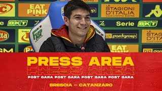 PRESS AREA | BONINI NEL DOPOGARA DI BRESCIA-CATANZARO