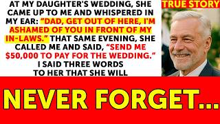 My Daughter Kicked Me Out Of Her Wedding — That Same Evening, She Demanded That I Pay For Everything