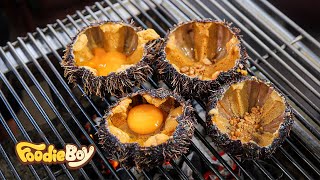 Vietnamese Seafood Street Food | Grilled Shrimps,  Sea Urchin, Pen Shell