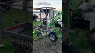 TM34 towable manlift rentals Vancouver Island