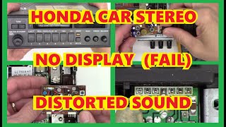 SUCCESSFUL FAILURE - THIS TIME ON A HONDA CAR STEREO FROM 80'S 39100-SEO-A200-M1