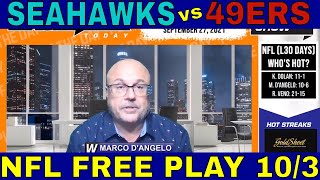 NFL Picks and Predictions | Seahawks vs 49ers Betting Preview & Free Play | WTT Clips
