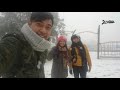 चन्द्रागिरीमा हिउँ chandragiri snowfall vhalesor mahadev