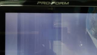 Proform treadmill screen not working