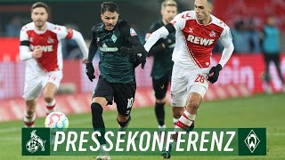 1.FC Köln - SV Werder Bremen 7:1| Pressekonferenz | SV Werder Bremen