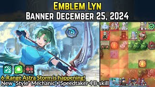 Emblem Lyn is literally a Ballista! (6-Range Astra Storm + Speedtaker) | Emblem Banner Dec. 2024