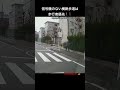 信号機のない横断歩道は歩行者優先🚶‍♀️🚶‍♂️対向から近づいてくる編