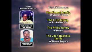 Justina Monlouis ~ Long Obituary