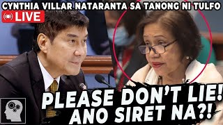 🔴 CYNTHIA VILLAR NATARANTA sa TANONG ni TULFO! PLEASE DON'T LIE! | Jevara PH