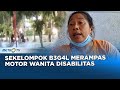 Aksi Kawanan B3G4L Merampas Motor Milik Wanita Penyandang Disabilitas