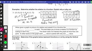 Guided Notes Functions and Relations pdf