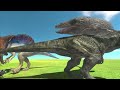 【3d☆恐竜バトルロイヤル！】テリジノサウルスとスピノサウルスとティラノサウルスとモササウルスが大激突！大人気の恐竜が熱戦を繰り広げる！