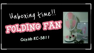 UNBOXING - Folding Fan Gcy˙kb KC-5811 (Is it worth it?)