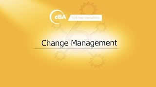 eBA : Request Forms for Change Management