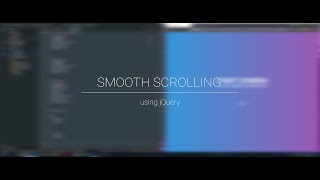 Smooth Scrolling Tutorial HTML/CSS/jQuery
