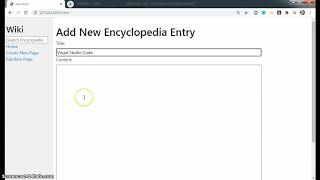 Simple Wiki Like Website Using Django/Python