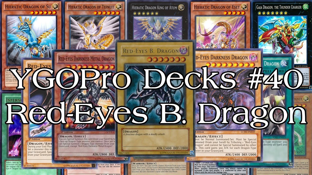 Red Eyes B. Dragon Deck TCG January 2014: YGOPro #40 - YouTube