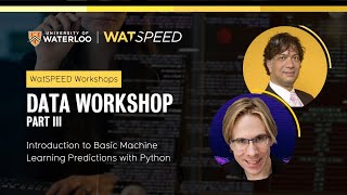 Introduction to Basic Machine Learning Predictions with Python | Data Workshop: Part III