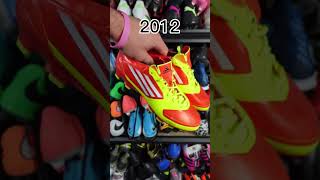 Adidas F50 history! #f50 #adidascleats #haltsboots #footballboots #soccercleats #soccershorts