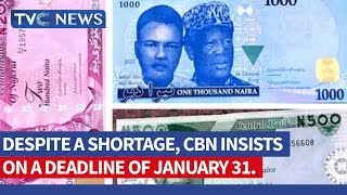 CBN Insists On January 31st Deadline Despite Scarcity