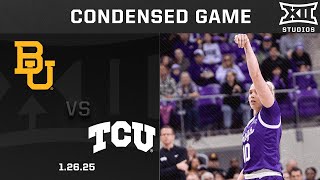 #25 Baylor vs. #9 TCU Condensed Game | 2024-25 Big 12 Women's Basketball