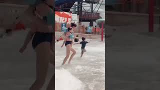 Splashing good time with @CocoRocha #shortsfeed #shorts #greatwolflodge