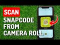 How To Scan Snapcode From Camera Roll