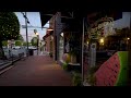 American Neighborhood and Small Town Walk at Sunset | Nature Sounds for Sleep and Study