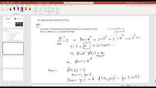 ODE 1 4 Euler Method more examples