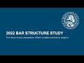 2022 Bar Structure Study: A Brief Overview