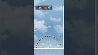 obsessed with sky ☁️💙☁️#youtubeshorts #trending #shortsvideo #sky #obsessed