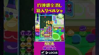 とこぷよ17連鎖全消し〜箱入りペルシャ～ 1回目【ぷよぷよeスポーツ】#shorts #ゲーム #ぷよぷよ