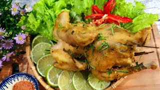 Gà Hấp Muối Sả /Cách Làm Gà Hấp Muối Sả ngọt thơm không nứt da