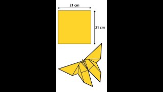 Make An Origami Mini Butterfly In Under Five Minutes!