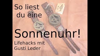 So liest du eine Sonnenuhr | Lifehack