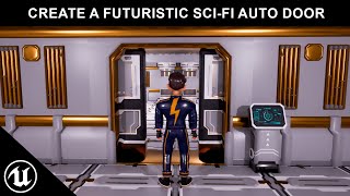 UE5 Tutorial: Create a Futuristic Sci-Fi Auto Door