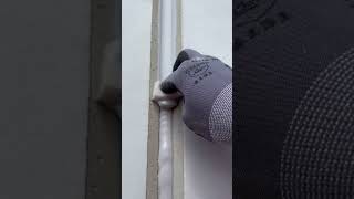 Subscribe people #caulking precast panel joint #satisfying #asmr #commercial #construction #fyp