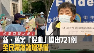 中央流行疫情指揮中心昨爆發「校正回歸」之亂　新、舊案「混血」爆出721例　全民霧煞煞增恐慌 | 台灣新聞 Taiwan 蘋果新聞網